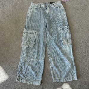 Wild Fable Blue and White Striped Jeans